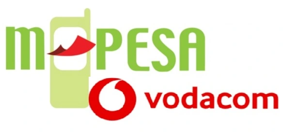 Two logos: one of 1xBet Tanzania payment method, M-Pesa, and one of provider Vodacom